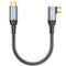 1FT Short USB C to USB C 3.2 Gen 2×2 Cable 20Gbps, Right Angle High Speed Data Transfer 4K Video Output 90 Degree 100W Fast Charging for iPhone 15...