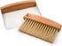 A&J Koti Table Crumb Sweeper - Small Mini Metal Dustpan and Hand Brush Combo Set - Wood Crumber for Servers, Restaurants, Home and Kitchen - Crumb...