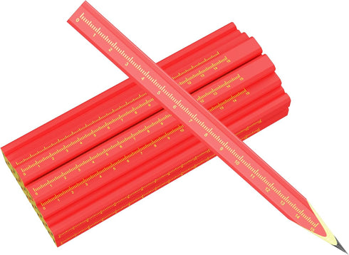 25 PCS Carpenters Pencil Construction Pencils, Carpenter Marking Pencil for Woodworking Concrete Scriber Marking Tool pica pencils...