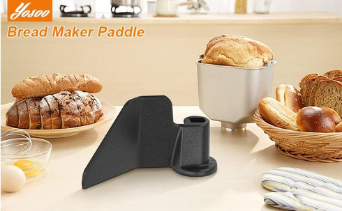 Bread Maker Paddle, kitchen Bread Maker Kneading Blade Part Mixing Paddle Replacement for Breadmaker Machine Black Bakery Kitchen Helper Accessory...
