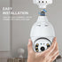 360° Security Cameras Wireless Outdoor, 2.4GHz & 5GHz WiFi Light Bulb1080p Security Camera Wireless Light Socket Smart Cameras for Home Security, ...
