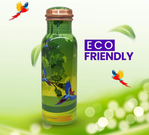 EcoBottles – 100% Pure Copper Water Bottles | Easy-To-Use and Carry, Fancy Prints | Non-Insulated Bottles with Health Benefits and Emphasizing on ...