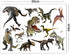 Kiddale 3D Watercolour Dinosaur Kids Wall Stickers,Peel and Stick Removable Wall Decals for Kids Nursery Bedroom Living Room...