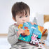 2 in 1 Soft0-6 Months CrinkleInfant Toddler Baby Books, Farm & Animal Unbreakable Books,Tummy Time Teething Sensory Toys,Early Touch Feel Book Gif...
