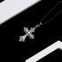 Car Pendant Metal Diamond Hanging Cross Auto Interior Rearview Mirror Dangle Ornament Accessories Gifts...