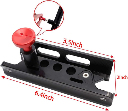 Roll Bar Aluminum Fire Extinguisher Mount Kit Compatible with for Jeep Wrangler TJ JK JKU JL Gladiator JT UTV Polaris RZR Ranger...