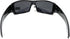 Locs Men's Rectangular Hardcore Black Wrap 63mm Sunglasses (Cursive Logo)...