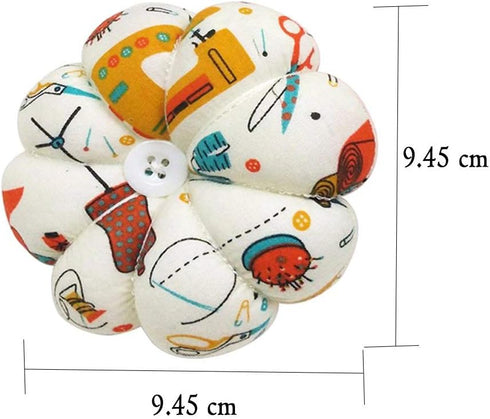 D&D Wrist Pin Cushion Pumpkin Pin Cushion Wearable Pincushions for Needles Pins Holder - Sewing Pattern Beige...