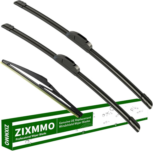 24"+20" windshield wiper blades with 11" Rear Wiper Blades Set Replacement for 2011-2015 Kia Sorento,2010-2019 Kia Soul,2015-2019 Soul EV -Origina...