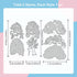 GLOBLELAND Layered Trees Cutting Dies for DIY Scrapbooking Metal Layering Trees Die Cuts Embossing Stencils Template for Paper Card Making Decorat...