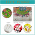 Stamped Cross Stitch Kits - Cartoon Embroidery Kits for Beginners Adults,11 CT Patterns Dimensions Counted Cross Stitch Kits Arts Craft Kits 28x16...