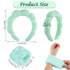 Sponge Spa Headband for Women, Green Makeup Headband and Wrist Washband Set for Face Washing, Skincare, Shower, Makeup Removal...