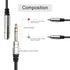 PNGKNYOCN 6.35mm to 2RCA Audio Cable, 1/4" TRS Female Stereo Jack to Dual RCA Male Plug Y Splitter Adapter Cable for Guitars?Speaker,Home Stereo S...