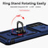 Protective Case with Screen Protector for Samsung Galaxy S21 5G - Dual Layer, Magnetic Ring Holder, Kickstand, Drop Tested - Navy Blue......