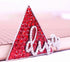 Sparking Red Diamond Inlady DELTA Diva Pin Brooch Women Siterhood Group Gifts Soror Party Beautiful Gifts Jewelry...