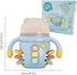 Baby Musical Toy Toddlers Sensory Learning Toy w/Music & Lights Pacifier teething and Baby Rattle toys 18+Months,Boys & Girls toys(B-blue)...