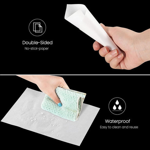 ALKRITA 200PCS Diamond Painting Release Paper Non Stick Diamond Painting Cover Replacement Paper Double Sided Release Paper for Diamond Embroidery...