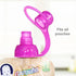 ChooMee SoftSip Food Pouch Top | Baby Led Weaning | No Spill Flow Control Valve, Protects Childs Mouth, 100% Silicone, BPA Free | 2CT Aqua Purple...
