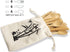 18PCS Reusable Bamboo Flatware Set,Bamboo Cutlery Set,Bamboo Forks Spoons Knives, Bamboo Utensil Cutlery Set for Picnic Party Travel, Bamboo Silve...