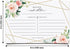 Bliss Collections Recipe Cards, Pack of 50 Double-Sided Geo Floral 4 x 6 Cards for Family Recipes, Wedding Showers, Bridal Showers, Baby Showers, ...