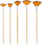 5 Pcs Fan Paint Brushes, Oil Acrylic Paint Brushes, Fan Brush for Painting, Nylon Hair Watercolor Fan Brushes, Paint Brushes for Acrylic Painting,...