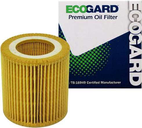 ECOGARD X5607 Premium Cartridge Engine Oil Filter for Conventional Oil Fits BMW X5 3.0L 2007-2018, 328i 3.0L 2007-2013, X3 2.0L 2013-2017, X3 3.0L...