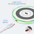 Fast Wireless Charger Samsung Charging Pad Wireless Phone Charger for Android Samsung Galaxy S24 Ultra S24 S23 FE S22 S21 S20 S10,Google Pixel 8 P...