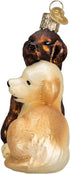 Old World Christmas Ornaments: Dog and Pet Accessories Glass Blown Ornaments for Christmas Tree, Puppy Love...