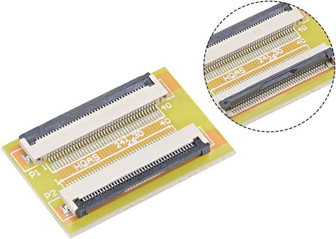uxcell 0.5mm Pitch 40 Pin to 40 Pin Extension Connector Aapter for FFC FPC Cable Extend Zip HDD...