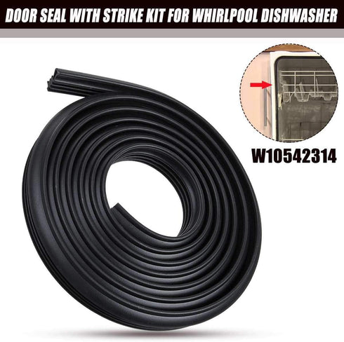 Door Gasket For Replacement Dishwasher Whirlpool W10542314 AP5650274 PS5136129 W10284090 8268888