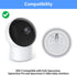 Adjustable Baby Monitor Wall Mount for Eufy Spaceview, Spaceview Pro and Spaceview S Baby Monitor, Perfect View Angle and Easy Installation withou...