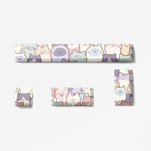 PBT keycap 5-side Dye sublimation Cartoon anime Cherry ESC large keys Enter 6.25u Space Bar supplement Mechanical keyboard replacement keycap for ...