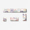PBT keycap 5-side Dye sublimation Cartoon anime Cherry ESC large keys Enter 6.25u Space Bar supplement Mechanical keyboard replacement keycap for ...