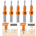 ASNOMY 10Pcs Wood Countersink Drill Bit Set, 5Pcs Countersink Drill Bit with 5Pcs Extra Pilot drill bit, Tapered Drill Bits with 5/16" Round Shank...