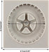 3D Round Tire Fondant Mold Truck Wheel Silicone Mold For Cake Decorating Cupcake Topper Chocolate Gum Paste Polymer Clay Set Of 1...