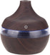 Diffuser,Essential Oil Diffusers,Diffusers for Home,Humidifier, Colorful LED USB Wood Humidifier with USB Cable...