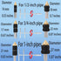 Pipe Water Stopper Kit - Hot-Melt Water Stop Needles for Fast Water Line Pipe Repairs - Stainless Steel Home Improvement/Renovation Plumbing Tool ...