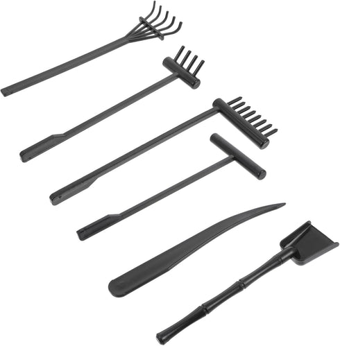 6pcs Mini Zen Garden Rakes, Meditation Sand Zen Garden Tools Kit for Garden Decoration, Giving, Tranquil Meditation, Spiritual Relief...