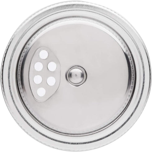 Jarware Stainless Steel Spice Shaker, Regular Mouth Mason Jar Spice Lid...