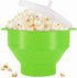 The Original Popco Silicone Microwave Popcorn Popper with Handles, Silicone Popcorn Maker, Collapsible Bowl Bpa Free and Dishwasher Safe...
