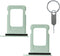 2 Pieces Sim Card Tray Holder with Waterproof Rubber & Eject Pin Replacement for iPhone 12 6.1 Inch (Green)......