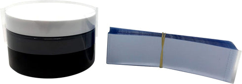 Clear Perforated Shrink Band - 50 Pack Fits 2 1/2" - 2 3/4" Jars for 8 Ounce Tall & 4 Ounce Short Regular Mouth Mason Jars...