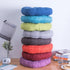 vctops Round Chair Pad Seat Cushion Solid Color Soft Chair Pads Comfy Velvet Cushion Pillow for Kitchen Dining Office Chair Kids Reading (Coffee,D...