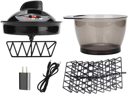 Electric Mixer, Electric Blender, with Scales Mixing Bowl, US Plug Automatic Dye Cream Blender for Hair Salon Home...