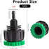 5 Pack Drip Irrigation Hose Connectors, 1/4 Inch Drip Irrigation Tubing to 3/4 Inch Garden Faucet Adapter Garden Drip Irrigation System Drip Hose ...