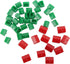 Hotel Game Replacement Pieces Monopoly Replacement Pieces 12 Red Houses and 32 Green Houses Game Plastic Houses & Hotels Game Piece Supplement Acc...