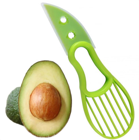 Avocado Peeler 3 in 1 Tool - Hassle-free Avocado Slicer, Pitter & Scooper - Kitchen Gadget for Hass Avocados - Easy to Use, Plastic Avocado Knife,...
