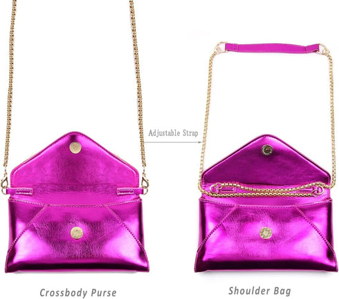 Evening Clutch Purse for Women Envelope Clutches Crossbody Bag Wedding Purses Prom Party Night Shiny Small Shoulder Handbag...