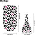 Cow Print Pink Heart Baby Stuff Newborn Swaddle and Hat Set Stretchy Soft Funny Baby Receiving Blanket Gifts for Infant Baby Boy Girl...
