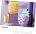 Hemoton 2 Pcs Wall Hanging Storage Basket Pineapple Bathroom Wall Organizer Toiletry Organizer Wall Mounted Toothbrush Holders Mobile Phone Stand ...